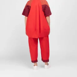 New Alembika Short Sleeve Tunic Red