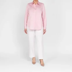 Online Beige Classic Regular Leg Pull On Trouser Off-White