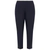 Online Beige Classic Slim Leg Pull On Trouser Navy