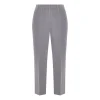Hot Beige Pull On Trouser Grey Parallel Leg