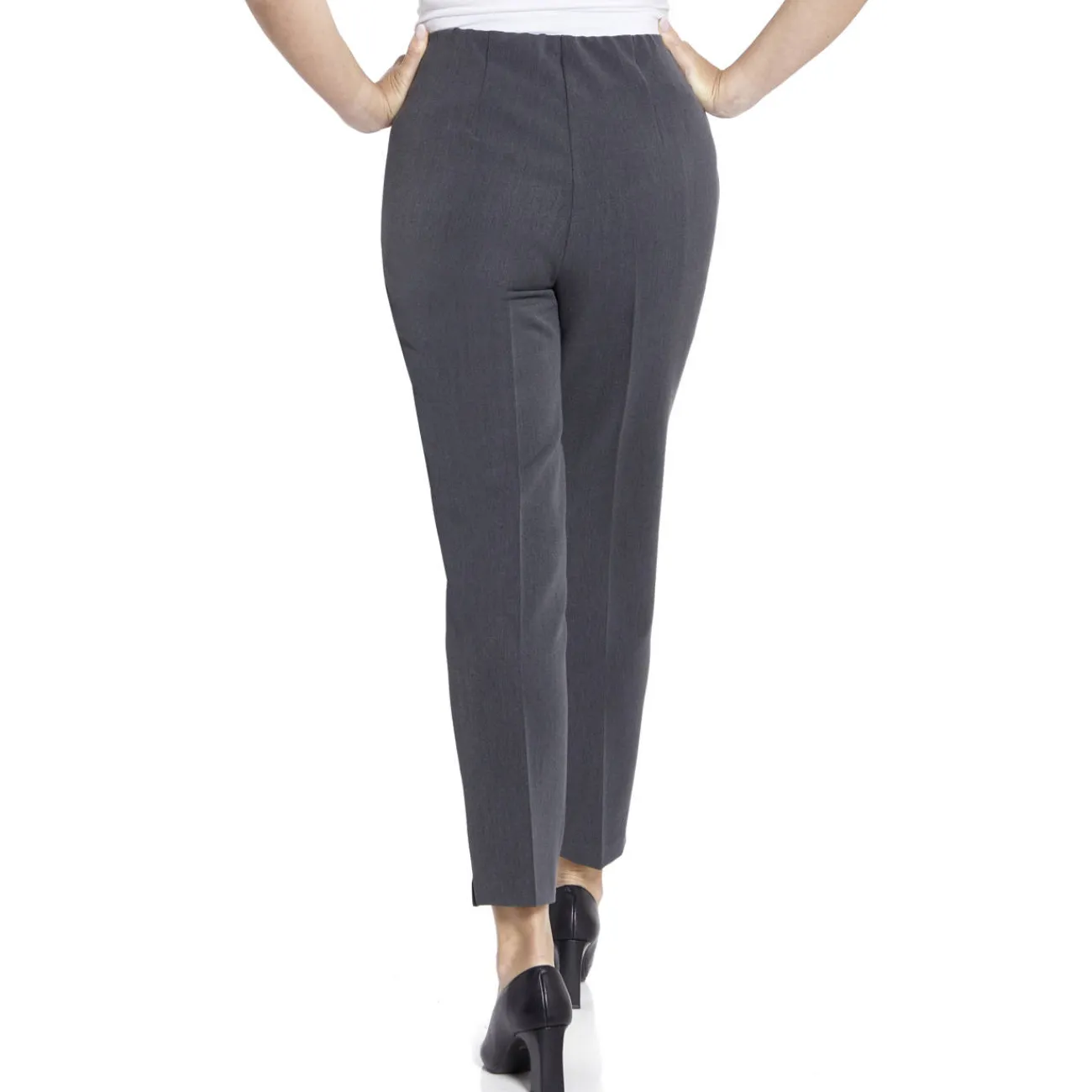 Online Beige PULL ON TROUSER GREY MELANGE