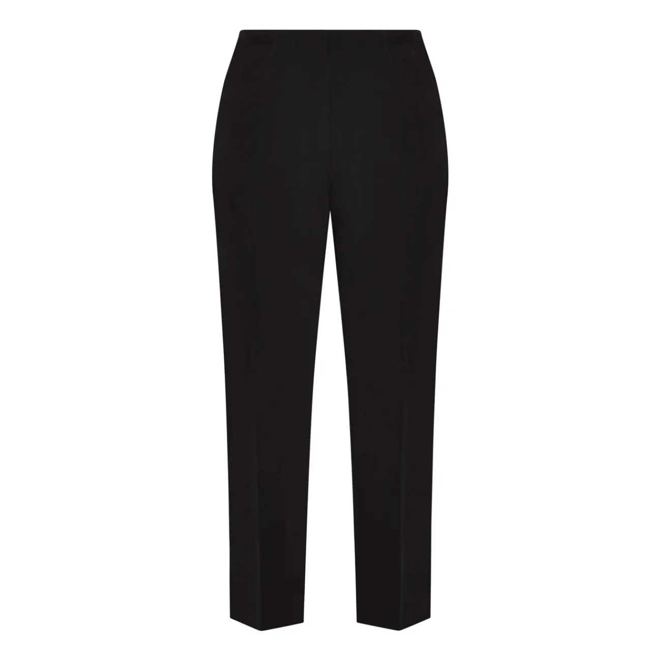 Sale Beige Pull On Trouser Narrow Leg Black