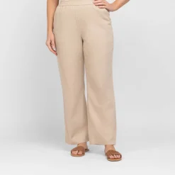 Hot Beige Pull-On Trouser Sand