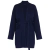 Discount Elena Miro Belted Edge To Edge Cardigan Navy