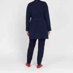 Discount Elena Miro Belted Edge To Edge Cardigan Navy