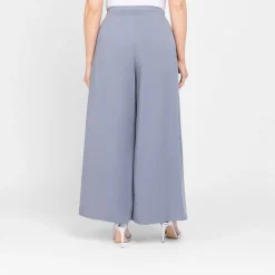 Best Elena Miro Chiffon Pleat Trouser Steel