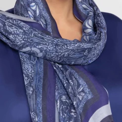 Sale Elena Miro Modal Scarf Navy