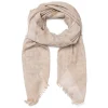 Sale Elena Miro Monogram Scarf Sand