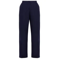 Fashion Miro Elegante Elena Miro Straight Leg Trouser Navy