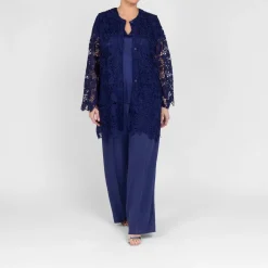Online Elena Miro Stretch Satin Vest Navy