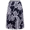 Clearance Faber Pleated Skirt Abstract Print Outfit
