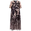 Online GAIA Dress Bamboo Print Camel