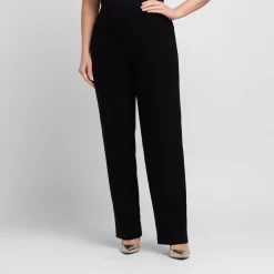 Best Georgedu00e9 Georgedé Satin Jersey Trousers Black