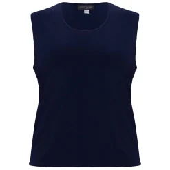New Georgedu00e9 Georgedé Satin Jersey Vest Navy
