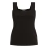 Discount Georgedu00e9 Georgedé Stretch Jersey Vest Black