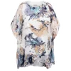 Clearance Godske Devoree Abstract Floral Tunic White