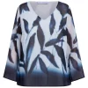 Sale Luisa Viola Georgette Tunic Blue