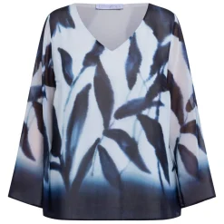Sale Luisa Viola Georgette Tunic Blue