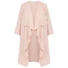 Outlet Luisa Viola Long Duster Jacket Pink