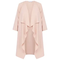 Outlet Luisa Viola Long Duster Jacket Pink