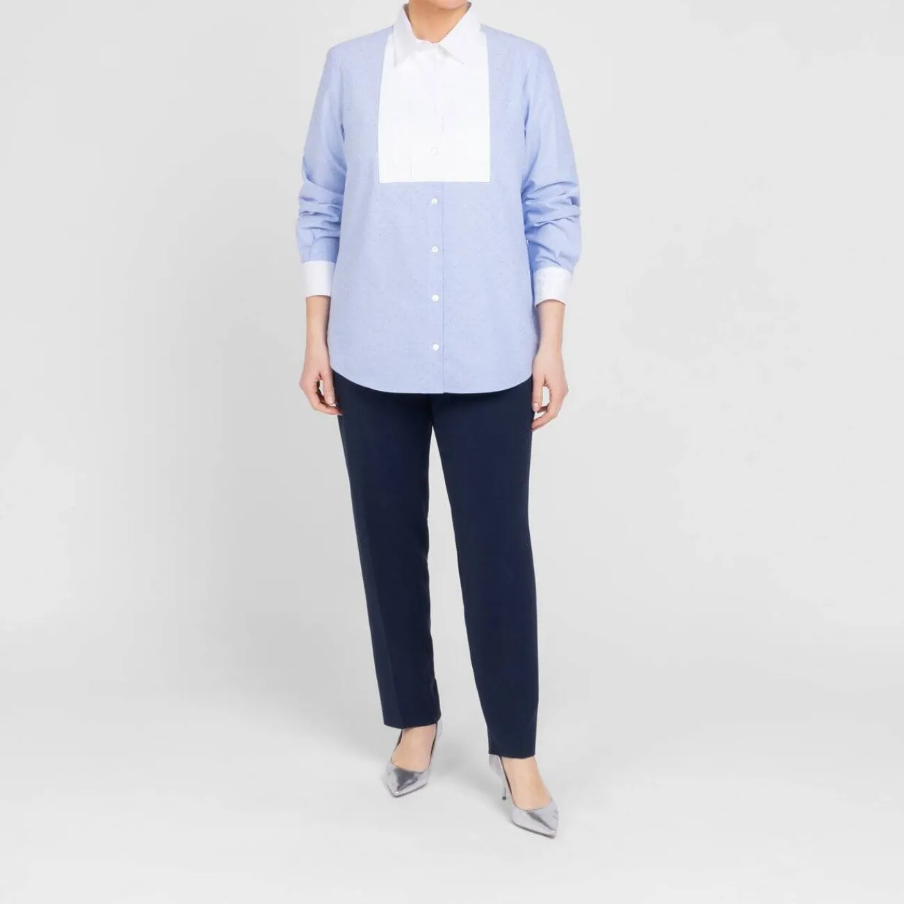 Discount Luisa Viola Stretch Cady Trousers Navy