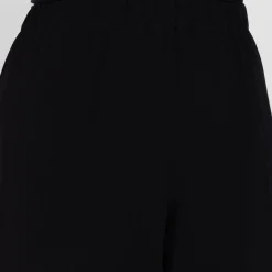 Clearance Marina Rinaldi BLACK PULL-ON FRONT CREASE TROUSER