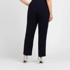 Outlet Marina Rinaldi Elegante Marina Rinaldi Cady Slim Trousers Navy