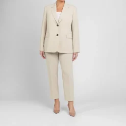 Online Marina Rinaldi Cady Trouser Slim Fit Beige