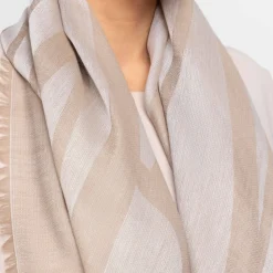 Sale Marina Rinaldi Cashmere Blend Scarf Beige