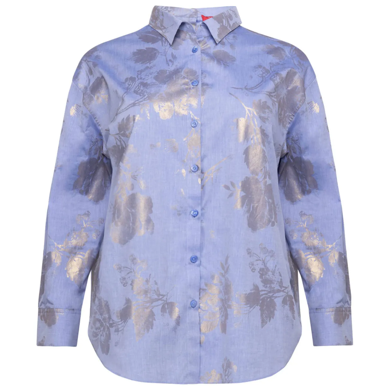 Outlet Marina Rinaldi Sport Marina Rinaldi Cotton Chambray Pale Blue