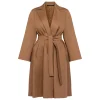 Outlet Marina Rinaldi Cotton Gabardine Trench Coat Camel