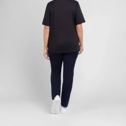 Sale Marina Rinaldi Cotton Jersey T-Shirt Black
