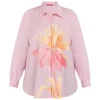 Online Marina Rinaldi Cotton Poplin Shirt Pink