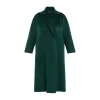 New Marina Rinaldi DOUBLE FACE WOOL COAT GREEN