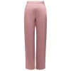 New Marina Rinaldi Elegante Marina Rinaldi Envers Satin Pull-On Trousers Pink