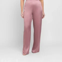 New Marina Rinaldi Elegante Marina Rinaldi Envers Satin Pull-On Trousers Pink