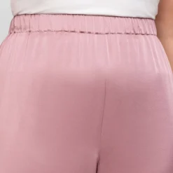 New Marina Rinaldi Elegante Marina Rinaldi Envers Satin Pull-On Trousers Pink