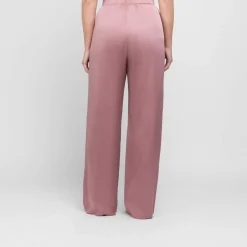 New Marina Rinaldi Elegante Marina Rinaldi Envers Satin Pull-On Trousers Pink