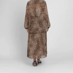 Outlet Marina Rinaldi Sport Marina Rinaldi Georgette Animal Print Tunic