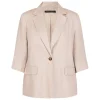 New Marina Rinaldi Linen Blazer Sand