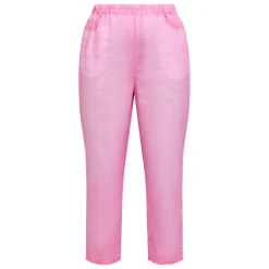 Discount Marina Rinaldi Lyocell Satin Trousers Rose Pink