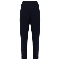 Online Marina Rinaldi NAVY PULL ON FRONT CREASE TROUSER