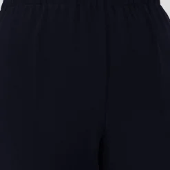 Online Marina Rinaldi NAVY PULL ON FRONT CREASE TROUSER