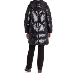 New Marina Rinaldi Sport MARINA RINALDI QUILTED GLOSS PUFFER BLACK