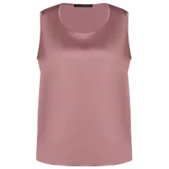 Online Marina Rinaldi Satin Top Dusty Pink
