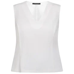 Outlet Marina Rinaldi Elegante Marina Rinaldi Triacetate Cady Top White Optional Sleeve