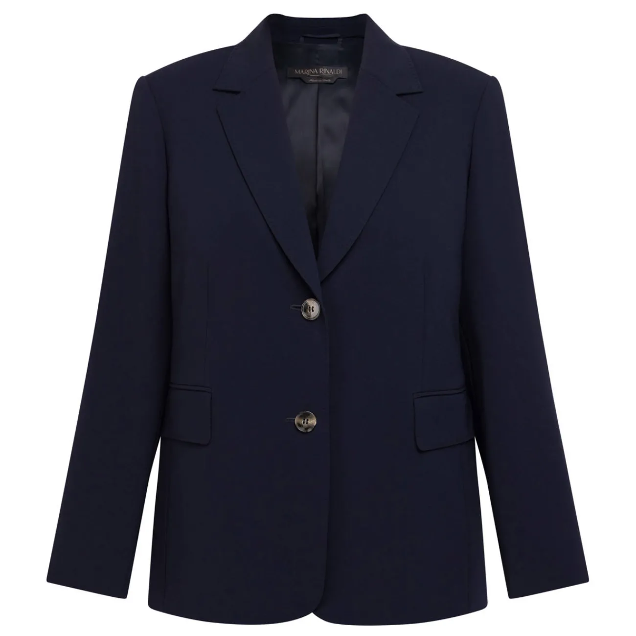 Discount Marina Rinaldi Triacetate Cady Jacket Navy