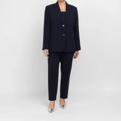 Discount Marina Rinaldi Triacetate Cady Jacket Navy