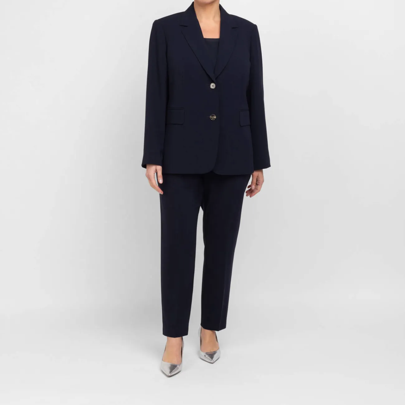 Discount Marina Rinaldi Triacetate Cady Jacket Navy