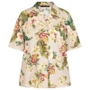 Fashion Marina Rinaldi Tropical Linen Cotton Shirt
